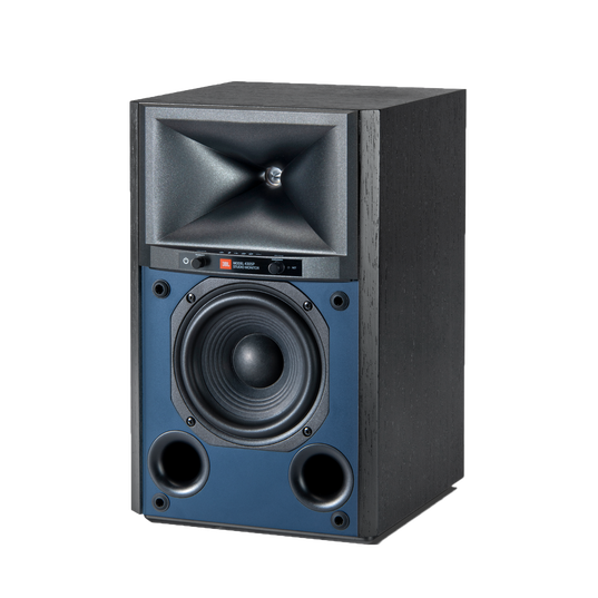 4305P Studio Monitor - Black Walnut - Powered Bookshelf Loudspeaker System - Front